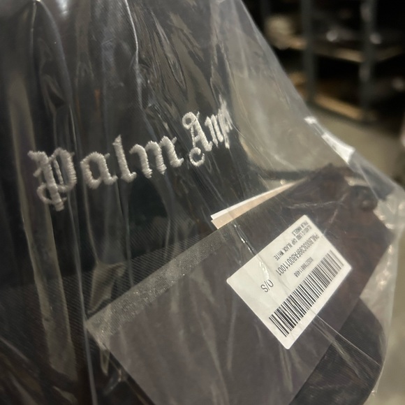 Palm Angels Classic White Logo Cap - Black/off white / navy - Picture 2 of 4